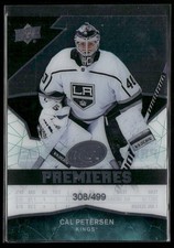 2018-19 Upper Deck Ice Premieres Cal Petersen RC /499 #108 Los Angeles Kings