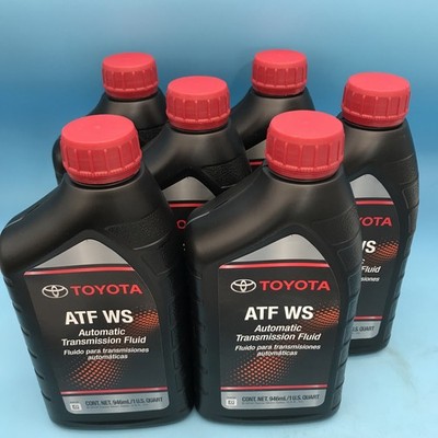 6 Quarts TOYOTA ATF WS Automatic Transmission Fluid 00289-ATFWS Brand New