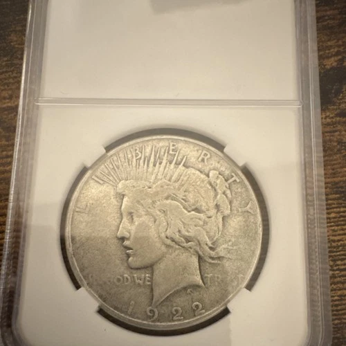 1922 -S Peace Dollar $1 Silver Coin Circulated Business Strike Uncertified