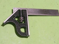 Vintage STARRETT No.11 4" Combination Square 2 pcs Head & 4"rule works great