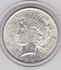 Very  Sharp  1923   Peace   Dollar  (90% Silver)  Coin