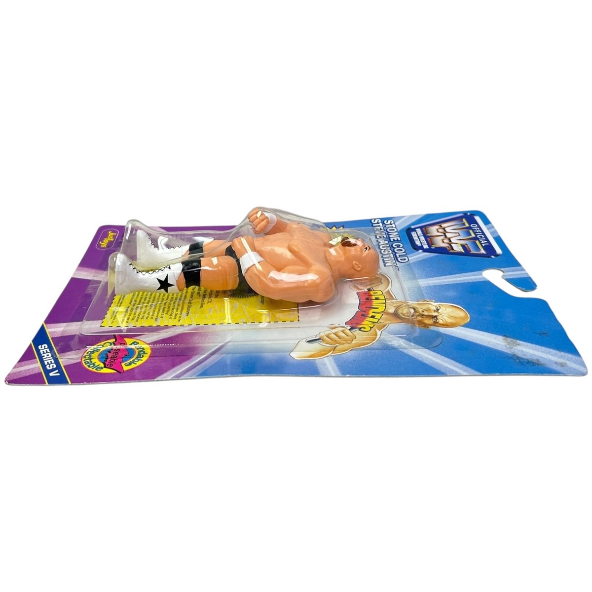 WWF WWE Stone Cold Steve Austin Bend-em Wrestling Figure