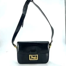 Celine Women Bag Vintage Shoulder Formal Carriage Hose Fq325 Limited Edition VHT