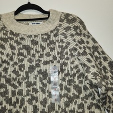 NWOT Old Navy Women s Size Small Leopard Print Long Sleeve Sweater