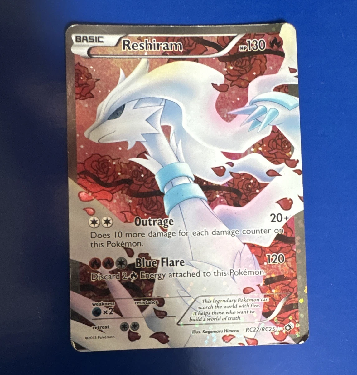 Reshiram Pokémon TCG Ultra Rare Individual Collectible Card Game