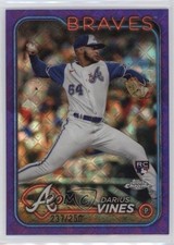 2024 Topps Chrome Logofractor Edition Purple Refractor 237/250 Darius Vines 4k8