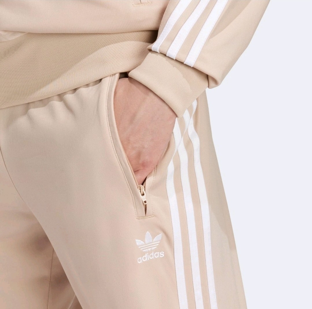 Adidas Originals Sst Firebird Tracksuit 2pc (Jacket + Pants) Magic Beige XL Mens image 6
