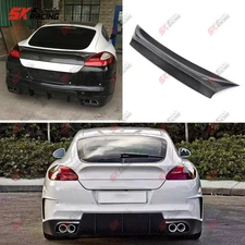 Carbon Fiber/Black/Unpainted Rear Spoiler Wing Fits Porsche Panamera 970 2010-13