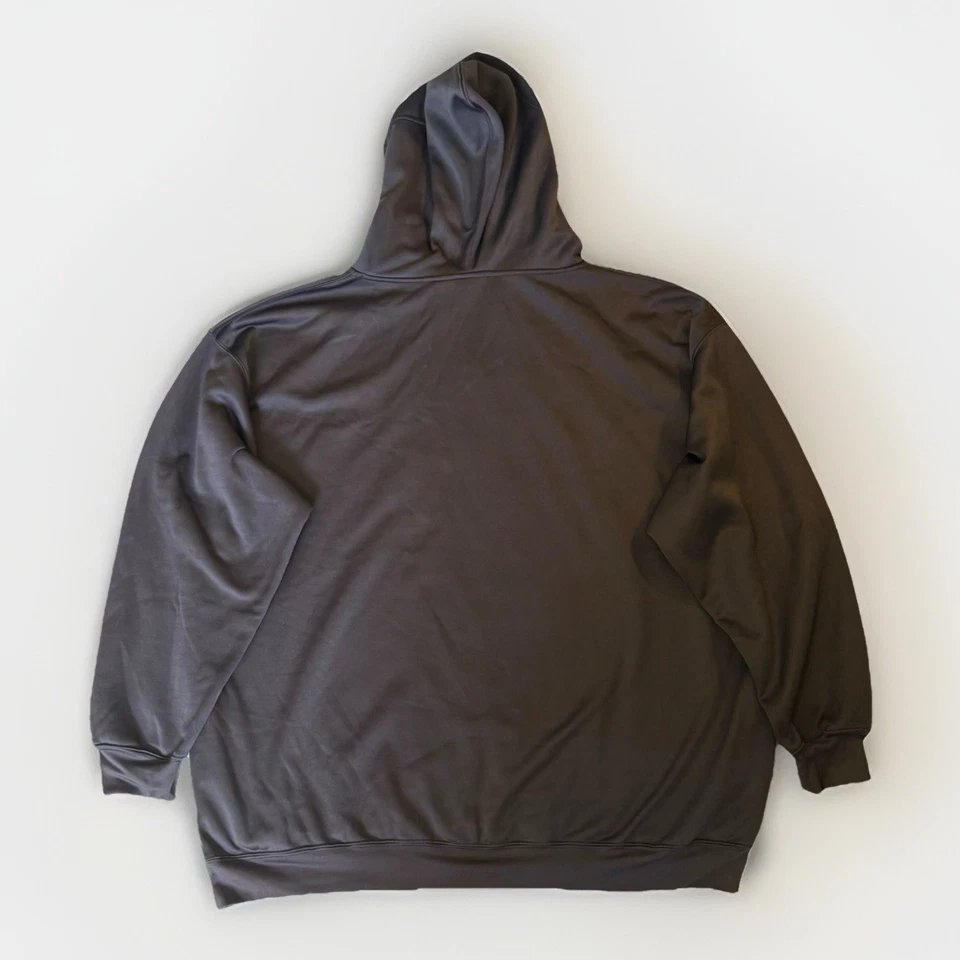 Majestic Hombres Pullover Sudadera con Capucha Detroit Red Wings Hockey Talla 3X Gris Cremallera Cuello Foto 3 de 4