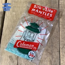Coleman Lantern 21A Mantles Silk Lite NOS  Pair - Vintage Camping - 39c Packaged