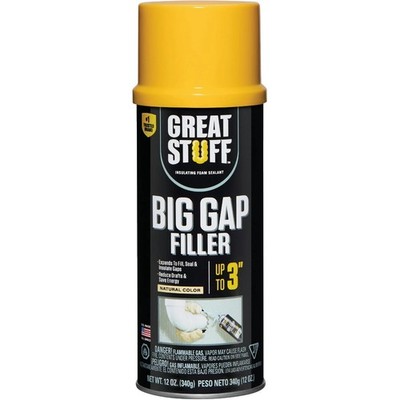 NEW ~DuPont Great Stuff Big Gap Filler Insulating Foam Sealant 12 Oz., Cream _