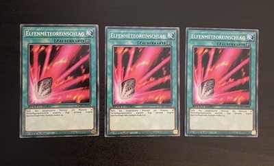 Yugioh 3x Elfenmeteoreinschlag SGX2-DED16 COMMON  DEUTSCH