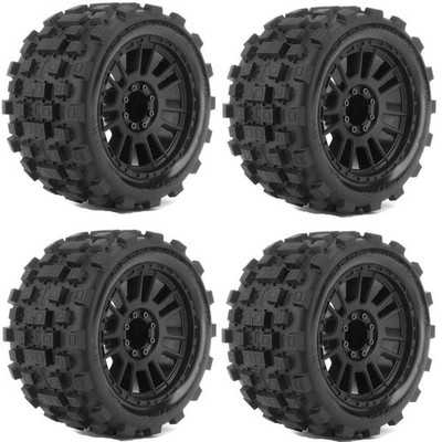 Powerhobby 1/8 SMT 4.0 Wasteland Belted Mounted Tires (4) Tekno MT410