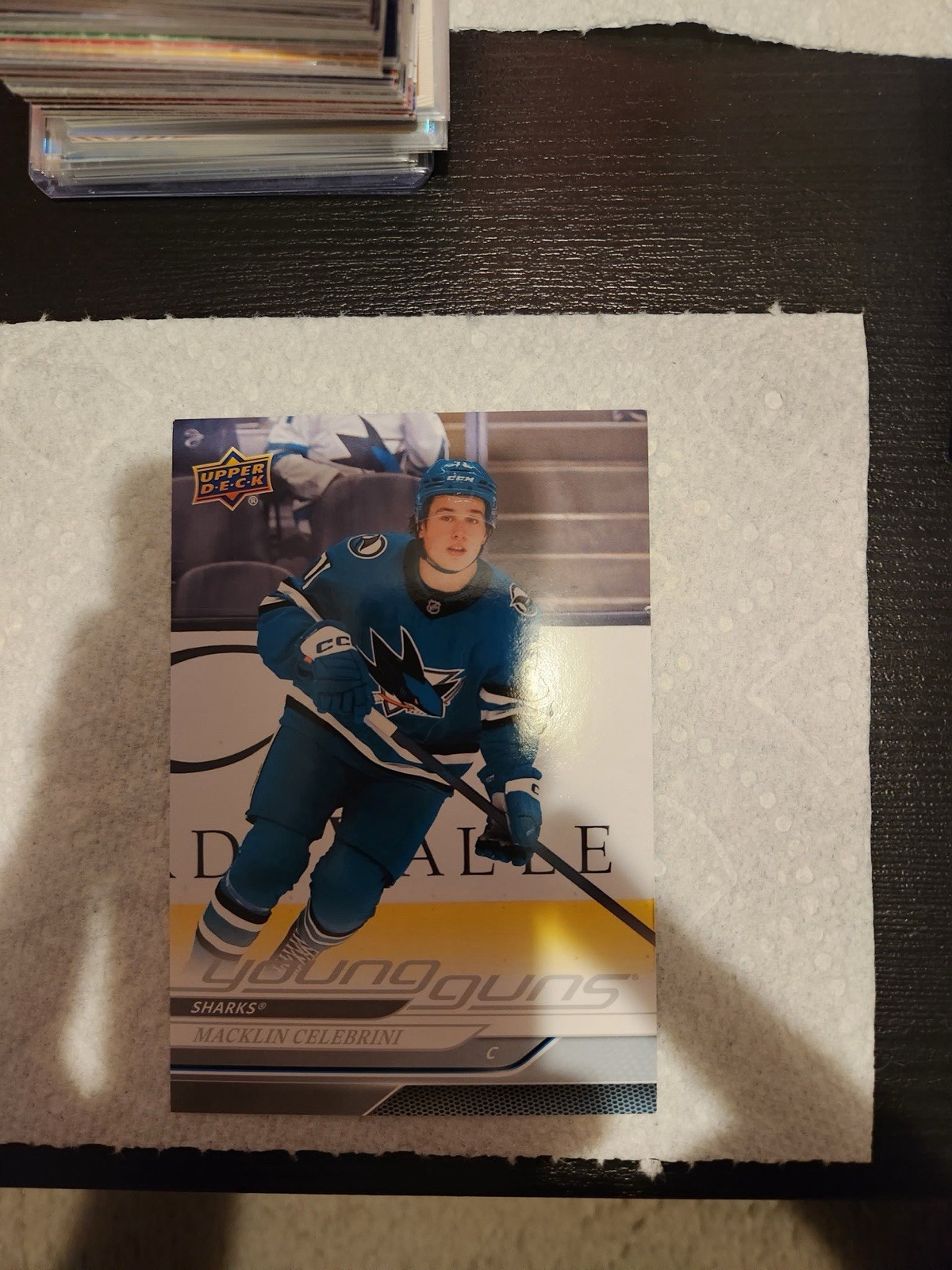 MACKLIN CELEBRINI Young Guns Oversized Card 2024-25 UD Series 2 Hockey