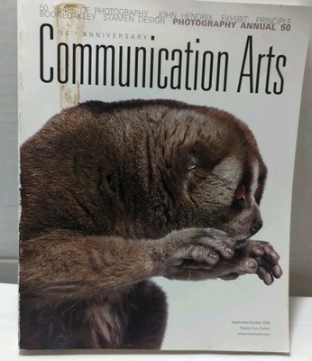COMMUNICATION ARTS MAGAZINE CA PHOTOGRAPHY ANNUAL 50 SEPTEMBER/OCTOBER 2009