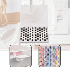 66 Grids Bobbin Box Bobbin Spool Holder Container Sewing Supplies Household