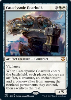 Cataclysmic Gearhulk Dungeons & Dragons: Adventures in the Forgotten Realms Comm