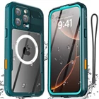For iPhone 16 17 Pro Max/Plus Waterproof Shockproof MagSafe Magnetic Case Cover