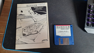 Sundog: Frozen Legacy Original Atari ST Spiel Disc & Handbuch (Ultra Rare)