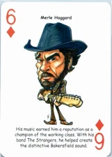 Merle Haggard Playing Trading Card The Original Country Music Legends 