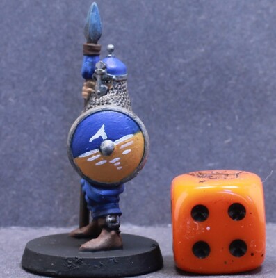 Brite Minis 3D Painted Miniature Guard with Spear  Dungeons and Dragons RPG, DND