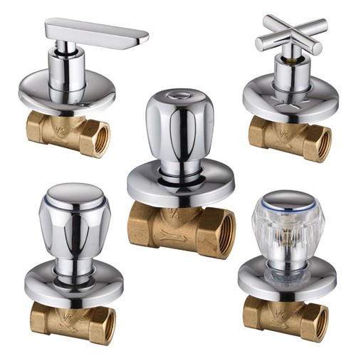Brass Solar Switch Water Valve Pipeline Link Concealed Switch Plumbing Fitting