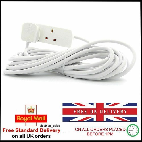 EXTENSION LEAD SOCKET CABLE 1 TO 6 GANG UK MAINS PLUG USB PORT MULTI LISTING - Picture 10 of 27