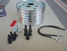 2 Billet 2 Inch Extension Grant Apc Steering Wheel 3-5 Hole Hub Adapter Spacer