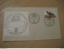 Barcelona 1974 Expo Int Canina Dog Chien Cancel Cover Spain Dogs Chiens Canis