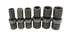 Snap-On IPL-Series 1/2" Drive SAE 6 Pc Shallow Impact Swivel Socket Set