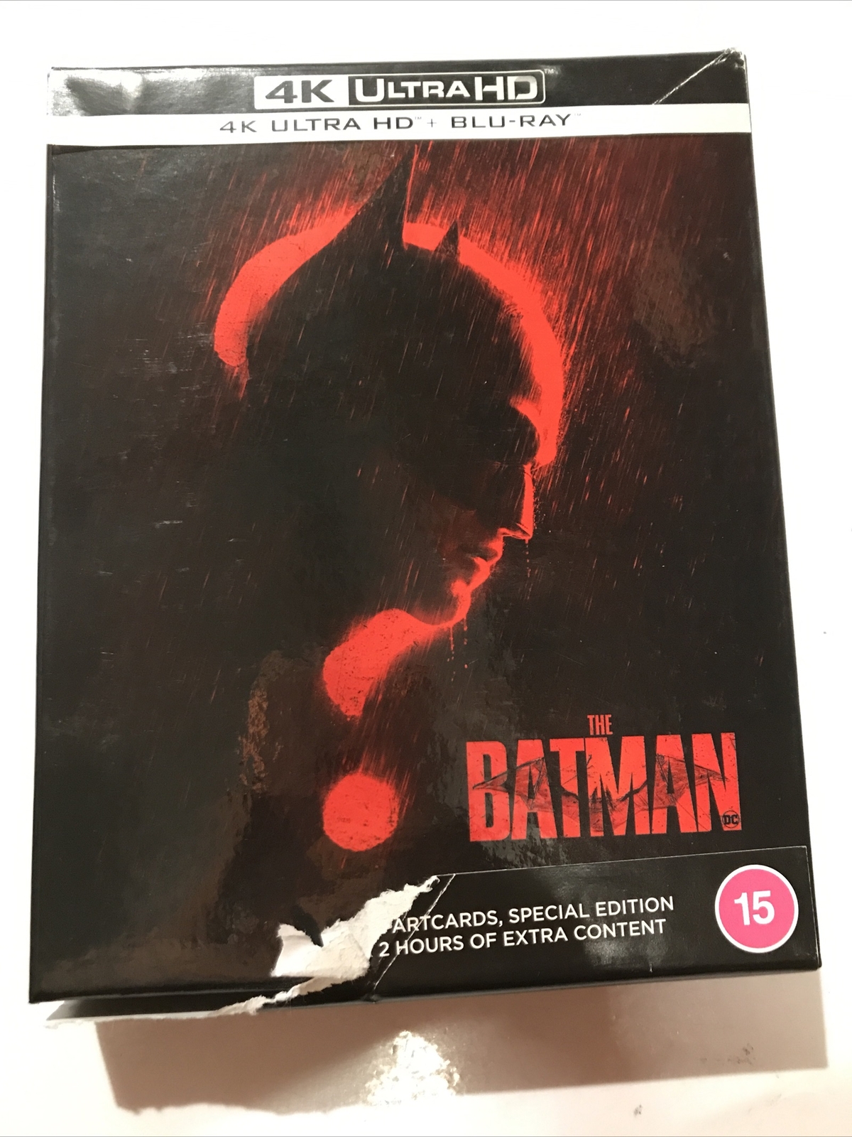 The Batman (2022, 3-Disc Set, 4K UHD & Bluray Limited Ed. Steelbook)