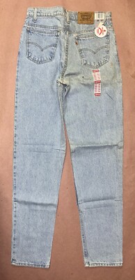 Vintage Levis 550 Jeans, Student Blue Relaxed Fit, Deadstock Adult