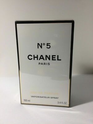 CHANEL N°5 Eau De Parfum Spray 3.4oz/100 ml New in Sealed Box | eBay