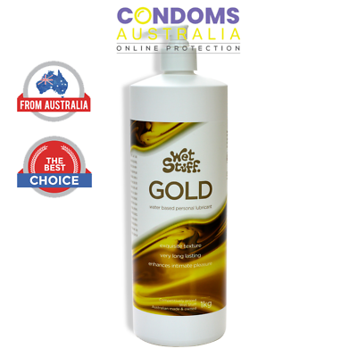 Wet Stuff Gold Personal Lubricant (1kg) | eBay Australia