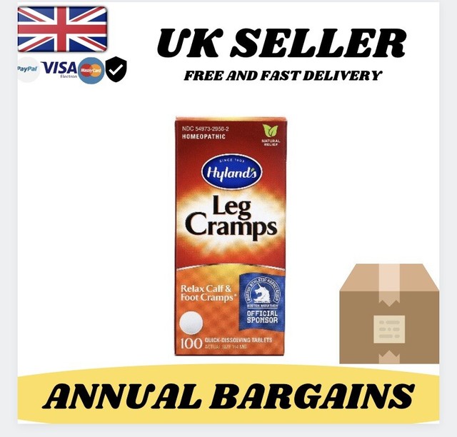 Hyland's Homeopathic Quinine Leg Cramps Quick Dissolving Tablets, 100