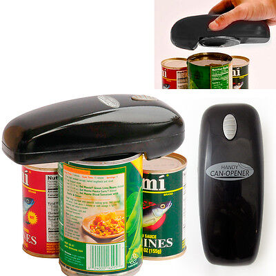 As Seen on TV Handy Can Opener (Black) Battery-Operated Auto Hands