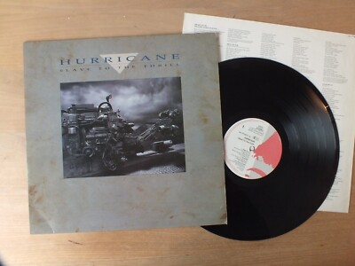 Hurricane - Slave To The Thrill   EU  1990  ois  LP  Vinyl   vg+