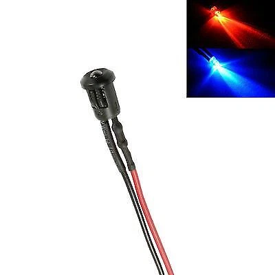 Alternating Red & Blue Small 3mm LED Car, Boat, Caravan Dummy Fake Alarm