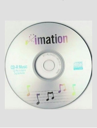 2 X IMATION CD-R Audio 80 min Blank CD-R Audio For Music Use Only Neuf New Neu - Photo 2/2