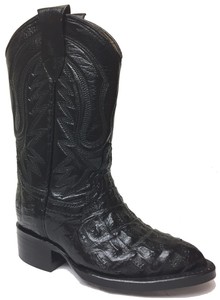 black crocodile cowboy boots