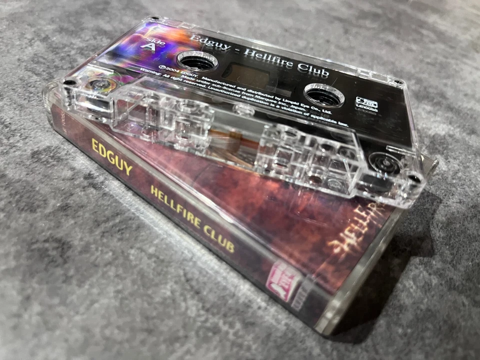 Edguy Hellfire Club Cassette Tape (Nuclear Blast 2004) Symphonic Power Metal - Imagem 3 de 3