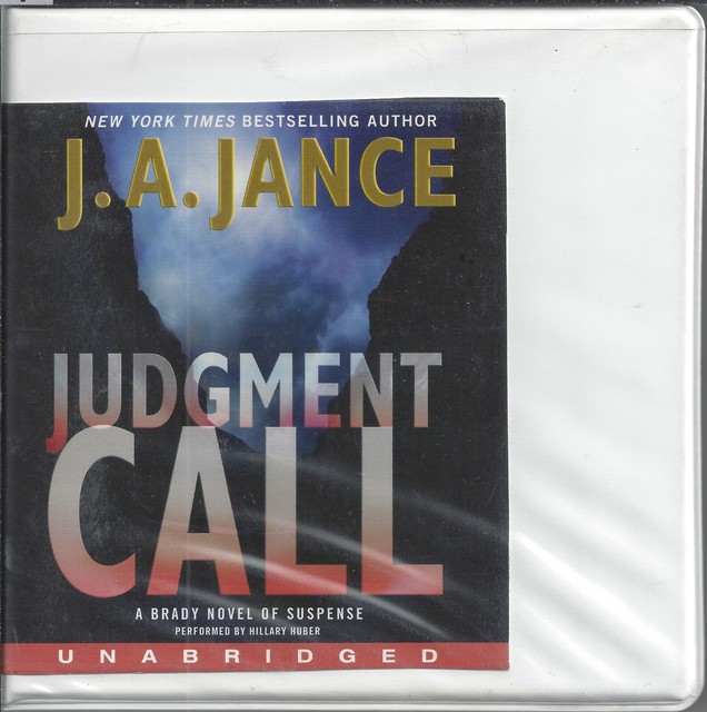 Judgment Call by J A Jance (Joanna Brady 15) Unabridged CD