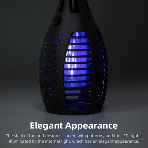 LED Flame Solar Torch Light Waterproof Garden Lantern Lamp Flickering Dancing - Picture 9 of 29
