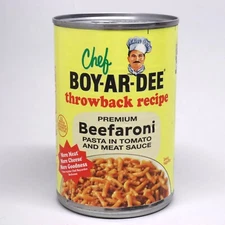 Chef Boyardee Throwback Recipe Beefaroni Unopened 15oz Can Expired April 2020
