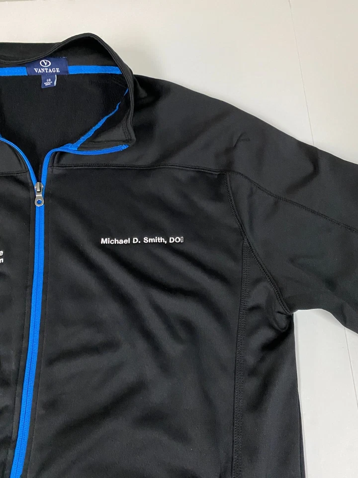 Vantage Mens Jacket Large Black Full Zip - Image 3 of 4