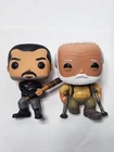 Funko POP! Negan #390 And Herschel 153 The Walking Dead Figures No Box