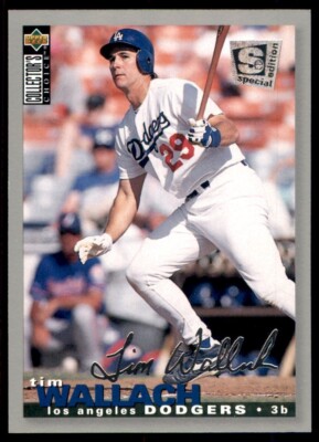 1995 Upper Deck Collector's Choice SE #94 Tim Wallach Silver Signature