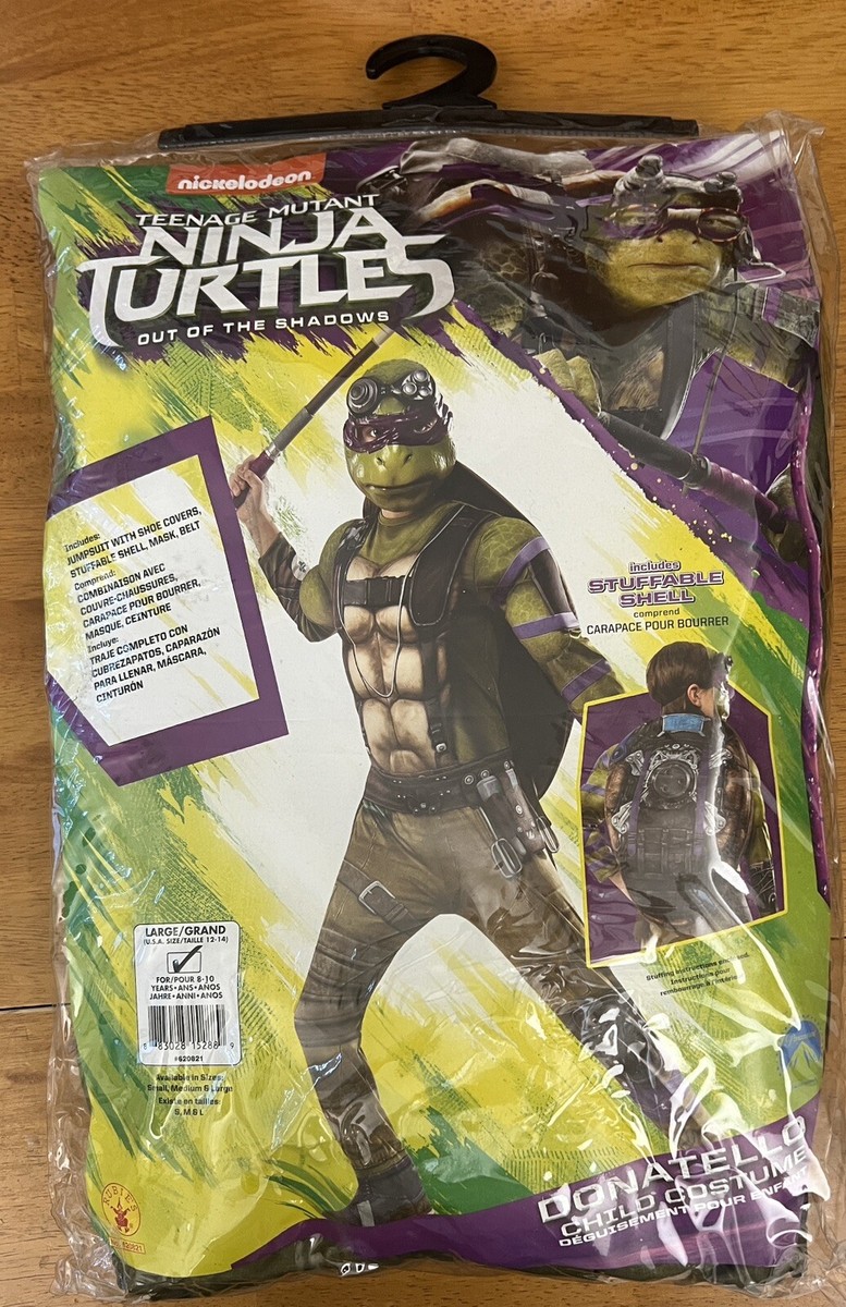 Teenage Mutant Ninja Turtles TMNT DONATELLO Child HALLOWEEN Costume LARGE  12-14