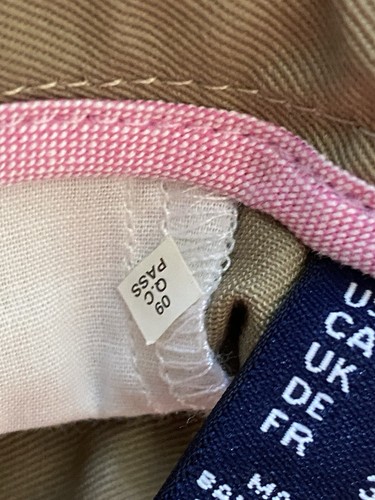 Lands End School Uniform Women's Plain Front Blend Chino Pants Khaki Size 0 - Picture 5 of 7