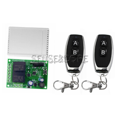 DC6-24V 433Mhz Wireless 2CH Universal Remote Control Switch For Rolling Door